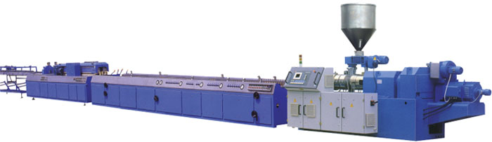 PVC/PE-PP-Wood-Plastic-Extrusion-Line